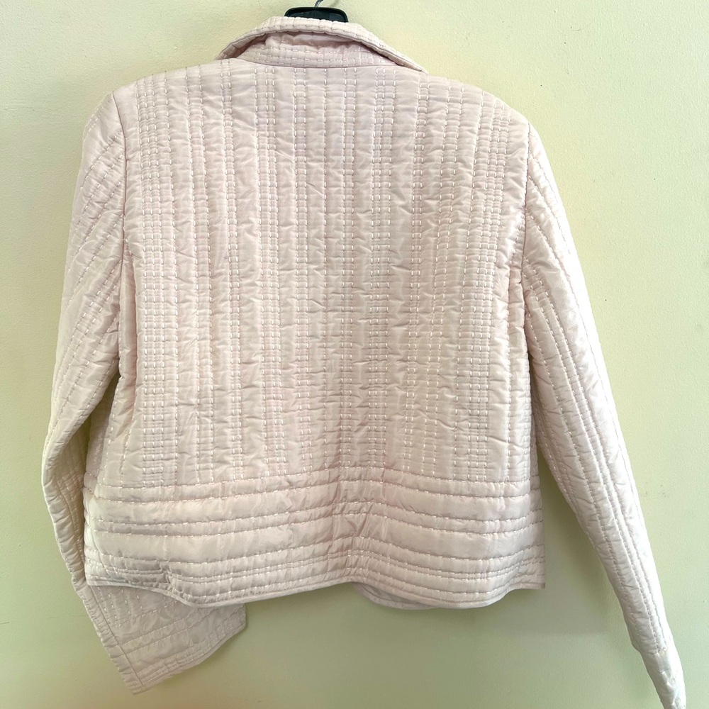 Elegant Cream Quilted Jacket - Picture 4 of 6